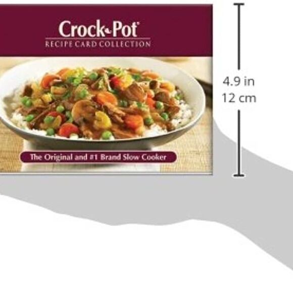 Rival Crock-Pot Recipe Card Collection metal tin storage can - Picture 7 of 7